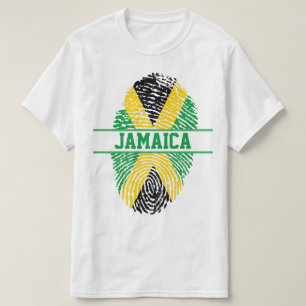 CAMISETA HUELLA DE BANDERA JAMAIQUINA