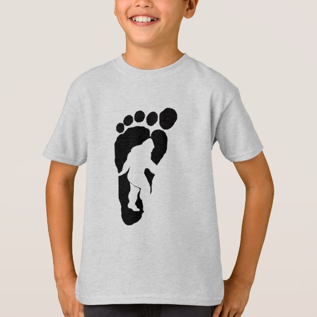 Camiseta Huella de Bigfoot (Anverso)