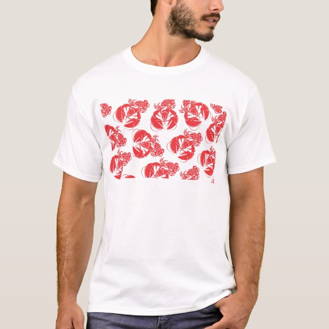 Camiseta huella de bogavante (Anverso)