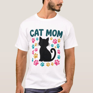 Camiseta Huella de garra de mamá gata