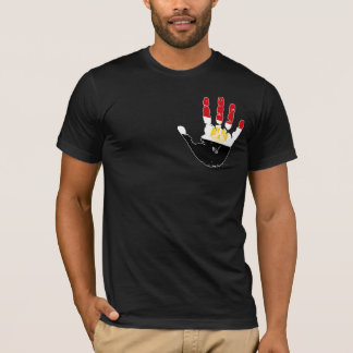 Camiseta Huella de la bandera de Egipto