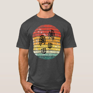 Camiseta Huella de los botes de senderismo