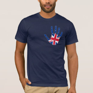 Camiseta Huella de marca del Reino Unido