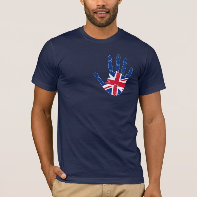Camiseta Huella de marca del Reino Unido (Anverso)
