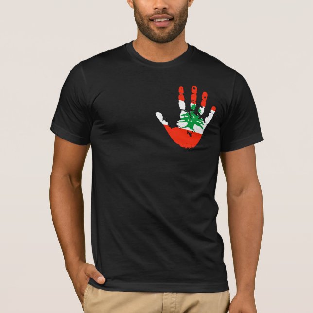 Camiseta Huella de marca libanesa (Anverso)