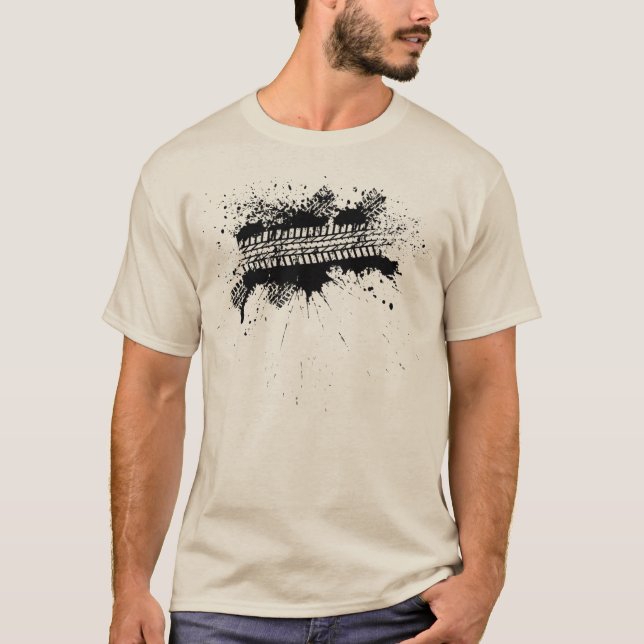 CAMISETA HUELLA DE NEUMÁTICO (Anverso)