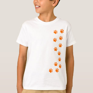 Camiseta huella de pata - añade tu propio nombre o raza de