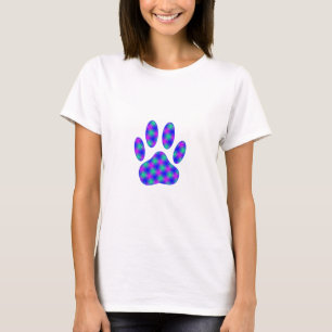 Camiseta Huella de pata cósmica
