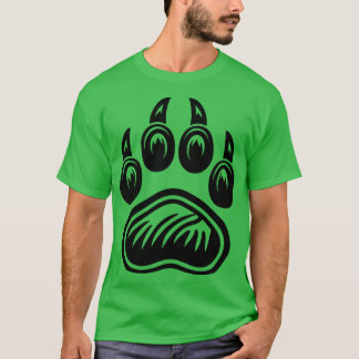 Camiseta Huella de pavimento del oso