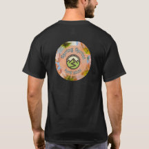 Huella de primavera negra Unisex