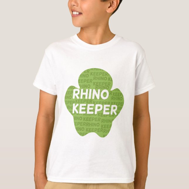 Camiseta Huella de Rhino Keeper (Anverso)