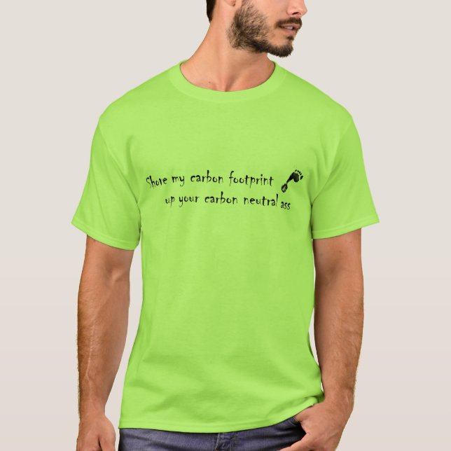 Camiseta Huella del carbono (Anverso)