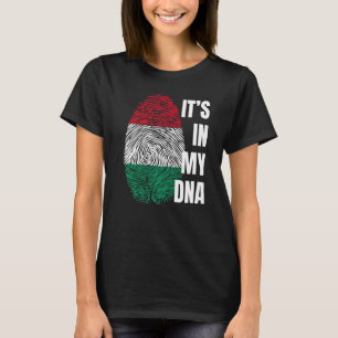 Camiseta Huella digital de bandera húngara