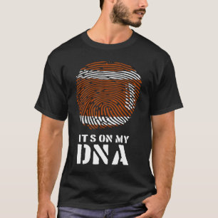 Camiseta Huella digital de fútbol está en mi ADN