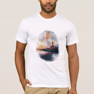 Camiseta Huella digital de la naturaleza