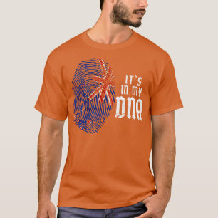 Camiseta Huella digital de Nueva Zelanda