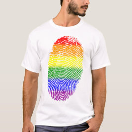 Camiseta huella digital de orgullo