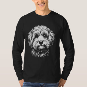 Camiseta Huella digital de perro - Maltipoo Dad Mom