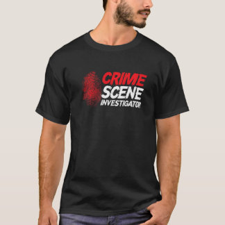 Camiseta Huella digital privada espía, escena del crimen In