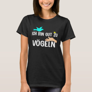 Camiseta Huella dorsal soy bueno con los pájaros