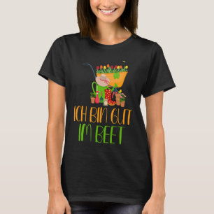 Camiseta Huella dorsal Soy bueno en la primavera del jardín
