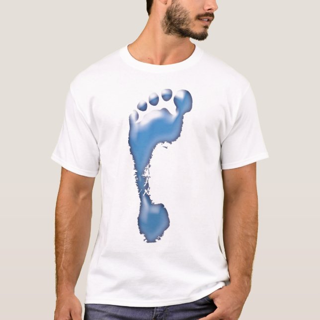 Camiseta Huella en vidrio (Anverso)