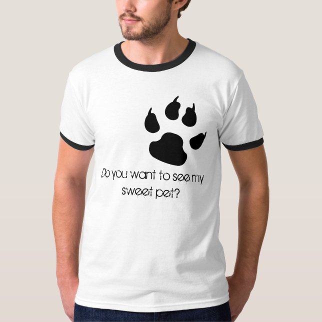 Camiseta Huella felina (Anverso)