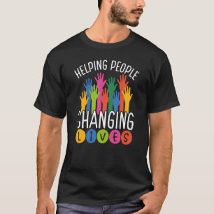 Camiseta Huella inversa que ayuda a los voluntarios