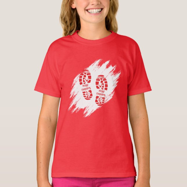 Camiseta Huella Santa (Anverso)