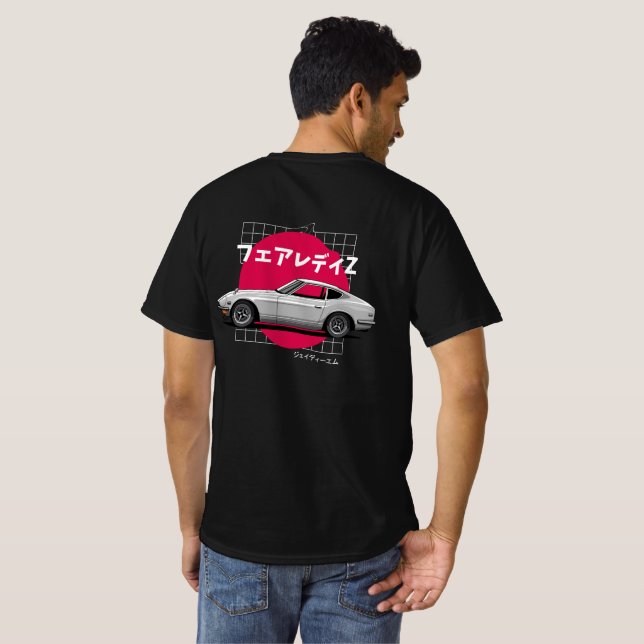 Camiseta Huella Shakotan 240Z de impresión trasera (Reverso completo)