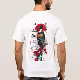 Camiseta Huella trasera CHICA KIMONO