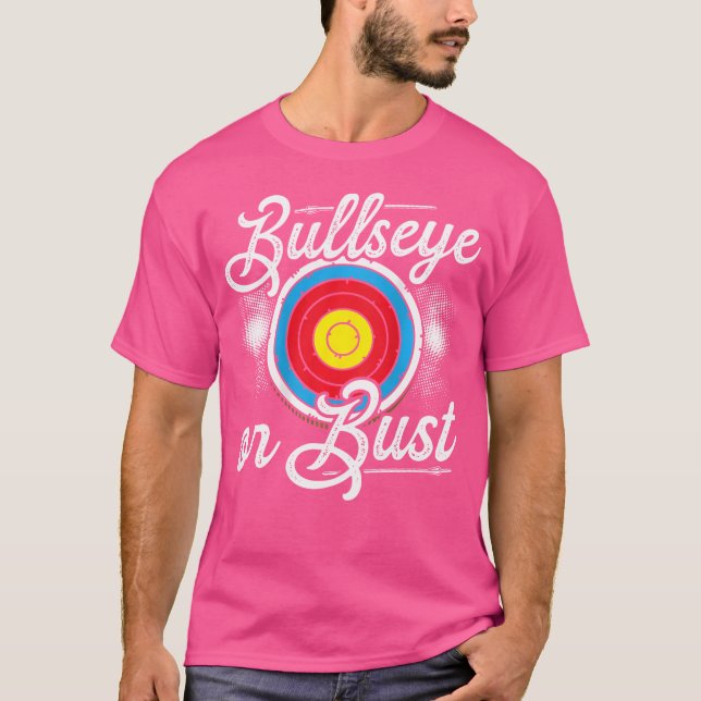 Camiseta Huella trasera De Arco De Flechas Y Flechas (Anverso)