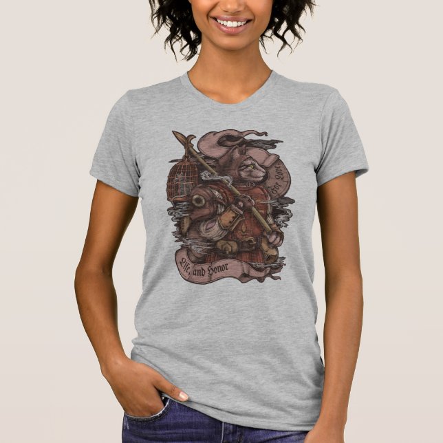 Camiseta Huella vintage de Cat Knight (Anverso)