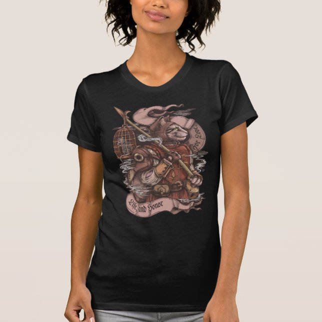 Camiseta Huella vintage de Cat Knight (Anverso)