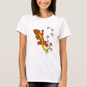 Camiseta Huellas anaranjadas del crestie (camisa)