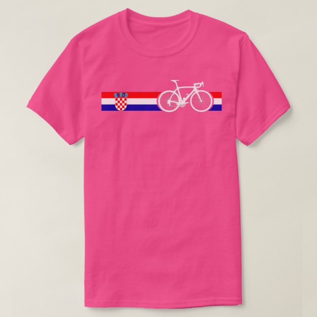 Camiseta Huellas ciclistas de Croacia (Diseño del anverso)