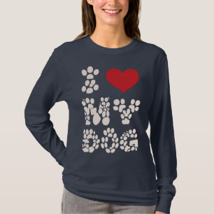 Camiseta Huellas de amor - ❤️ mi perro negrita Tee