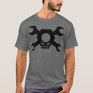 Camiseta Huellas de cruzamiento de cráneo 1