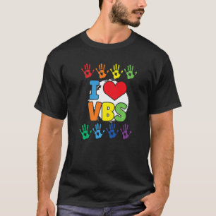 Camiseta Huellas De La Escuela De Vacaciones De La Biblia M