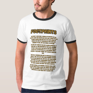 Camiseta Huellas En El Ringer De Los Hombres De Oración De