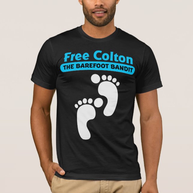 Camiseta Huellas libres de Colton (Anverso)