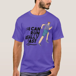 Camiseta Huellas trotando con maratón de fitness