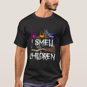 Camiseta Huelo a los niños bruja Halloween Py