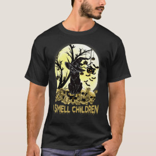 Camiseta Huelo a los niños Halloween disfraces Black Cat Wi
