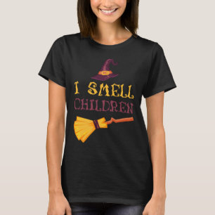Camiseta Huelo a niños Witch Broom Gorra Halloween