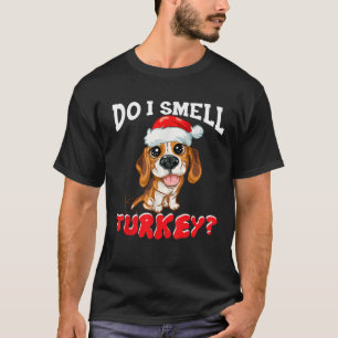 Camiseta ¿Huelo a Turquía, aburrido de hambrientos Navidade