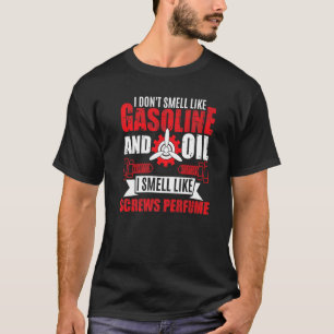 Camiseta Huelo Como Tornillos Perfume Aeronave Mecánica