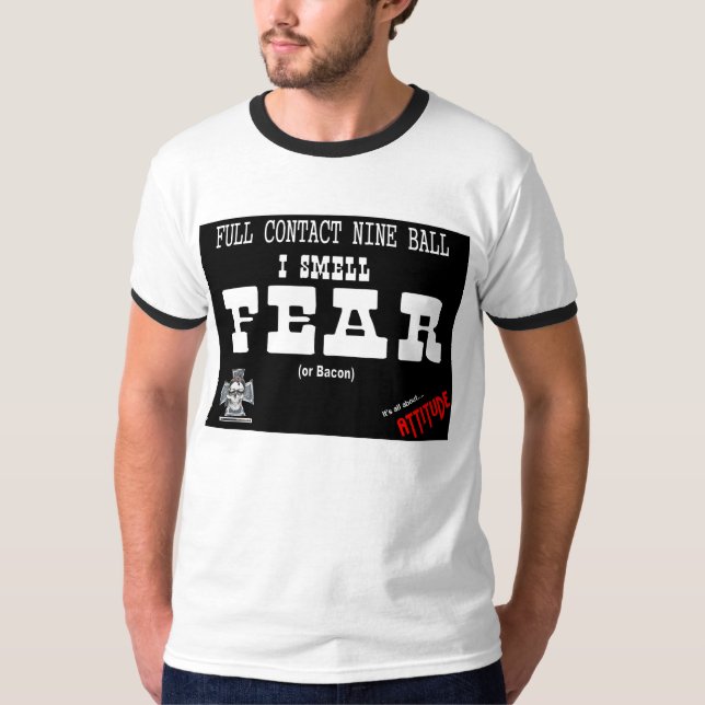 Camiseta Huelo miedo (Anverso)