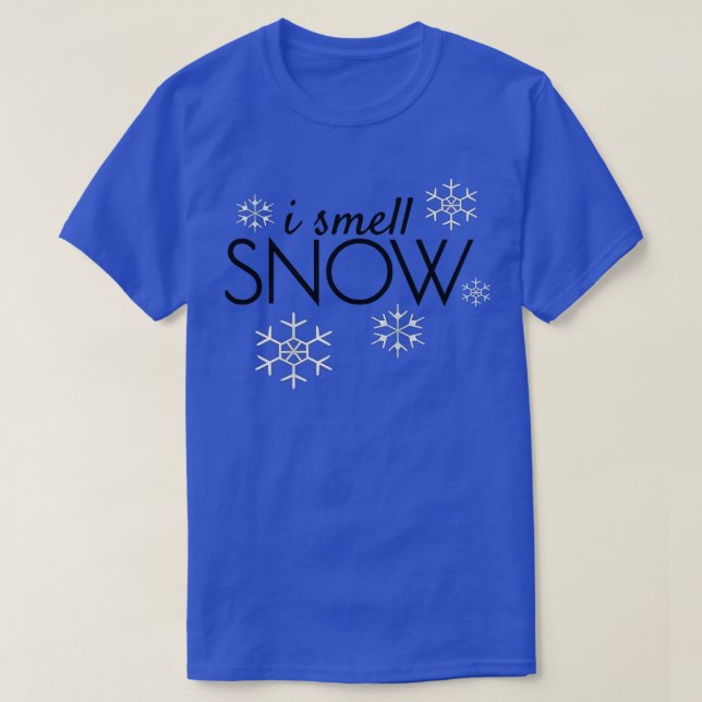 Camiseta Huelo Nieve Graciosa Regalos De Vacaciones Menos D (Diseño del anverso)