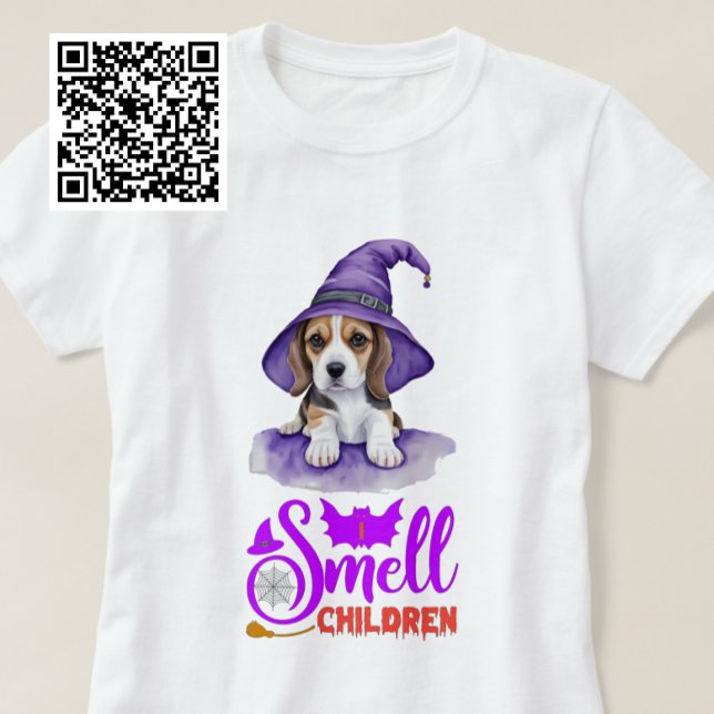 Camiseta Huelo niños Beagle Witch (Subido por el creador)